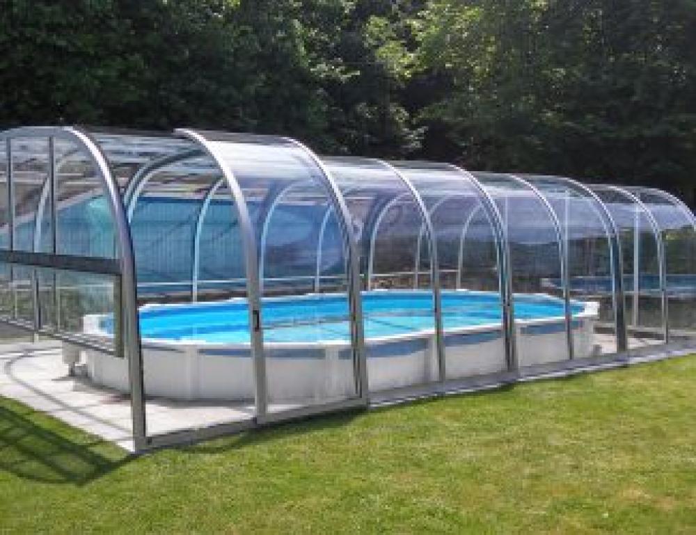 Poolüberdachung Florida, hohe Ausführung